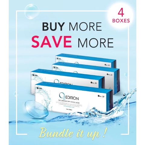 O2 Edition Contact Lenses 4 Boxes