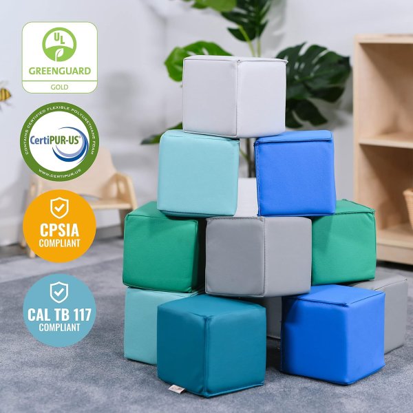 SoftZone Foam Cubes 12-Piece