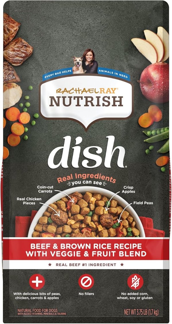 Rachael Ray Nutrish Beef Dog Food 3.75 Pounds