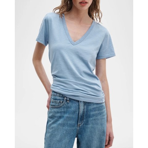 Rag & BoneSpend$200 Get $50GCSlub Vee T-Shirt Short Sleeve