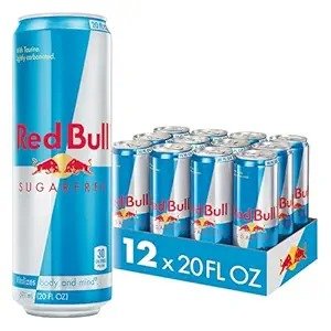 Red Bull 无糖能量饮料 189mg咖啡因 20盎司