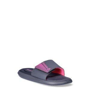 Reebok 女士记忆泡沫拖鞋 可调节