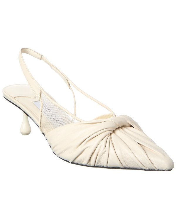 Isa Leather Slingback Pump