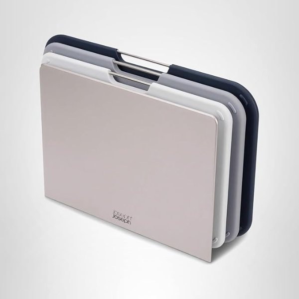  Nest 3 Piece Color Coded Cutting Board Set with Storage Stand