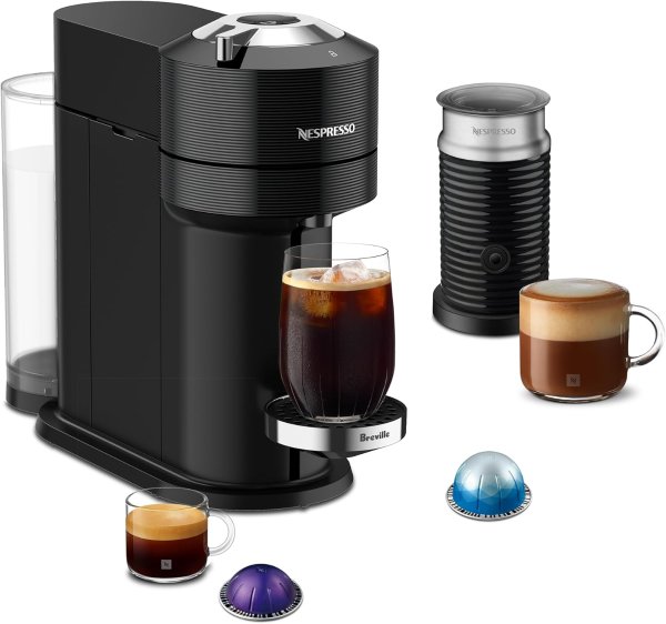 Nespresso Breville Vertuo Next 胶囊咖啡机带奶泡器