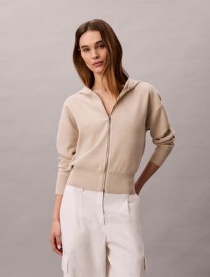 Relaxed Knit Hoodie