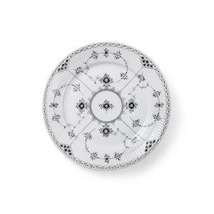 Royal Copenhagen 黑色花边盘 22cm