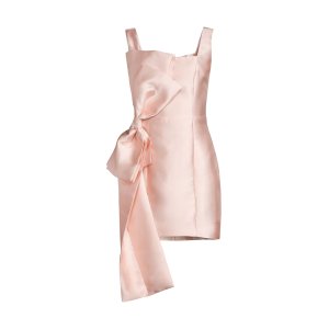 ElliattCorsage Satin Bow Minidress