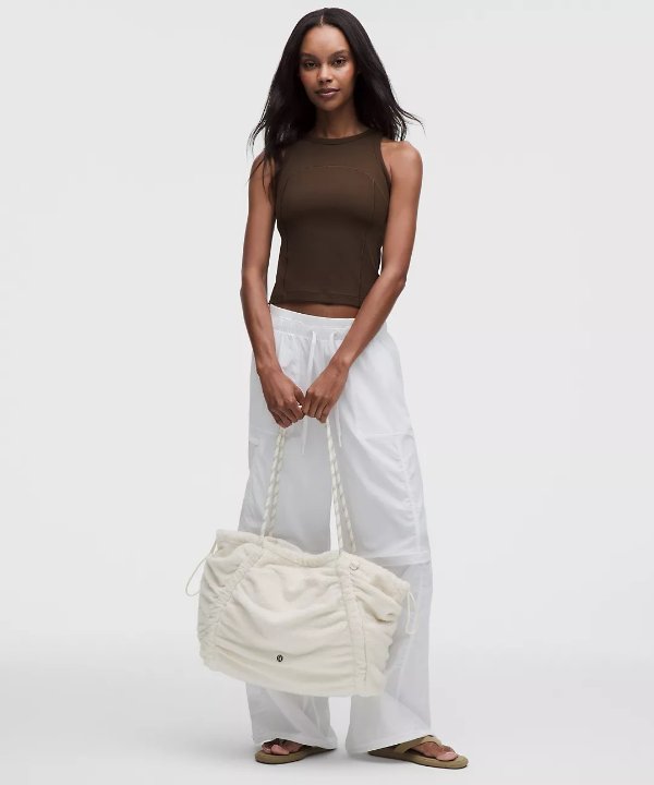 Ruched 托特包 24L 毛巾布