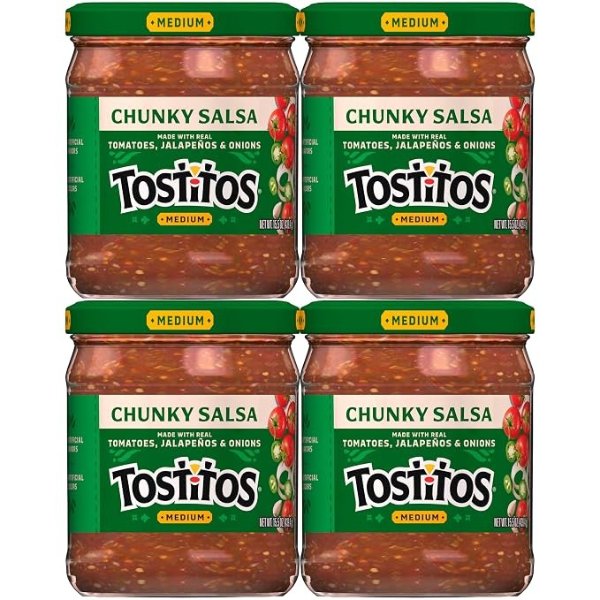  Medium Chunky Salsa 15.5 oz 4 Pack