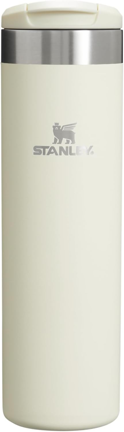 Amazon.com: Stanley AeroLight Transit Bottle 20 oz Locking Drink Through Lid Leak Resistant Water Bottle or Coffee Travel Mug Lightweight Insulated Stainless Steel BPA-Free Cream | Locking :