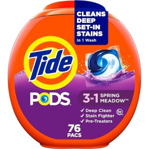 Tide PODS 洗衣凝珠 76颗 春野芳香