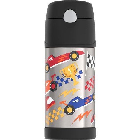 THERMOS FUNTAINER Kids Stainless Steel Water Bottle with Straw 12oz