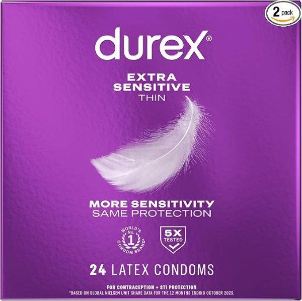 Extra Sensitive Condoms 24 Count