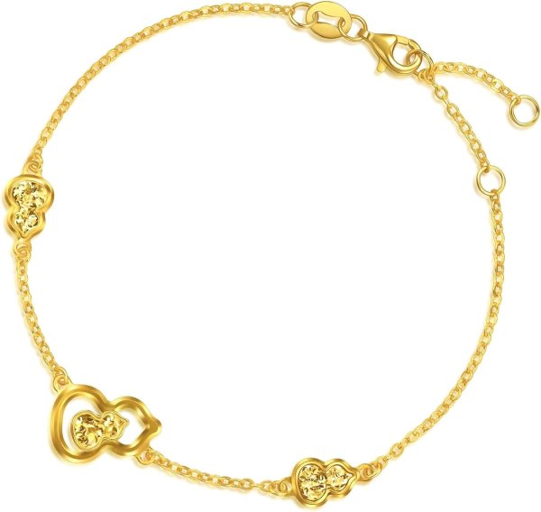 CHOW SANG SANG 999 Gold Gourd Bracelet 18cm