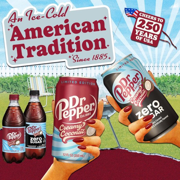 Dr Pepper 椰子味汽水 12罐装
