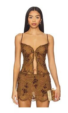 Mirror Palais Gurana Camisole Brown