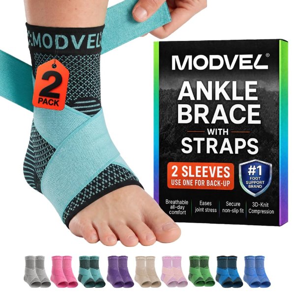 Modvel 脚踝支撑袜 可调节带