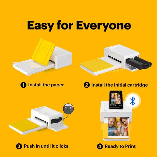 KODAK Dock Plus 4x6 Photo Printer 10 Sheets