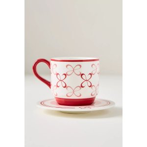 Anthropologie Maeve 陶瓷浓缩杯碟