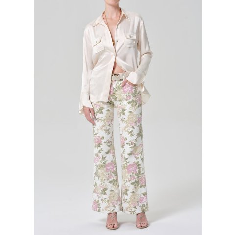 Kimberly 70 s Flare Jeans English Rose