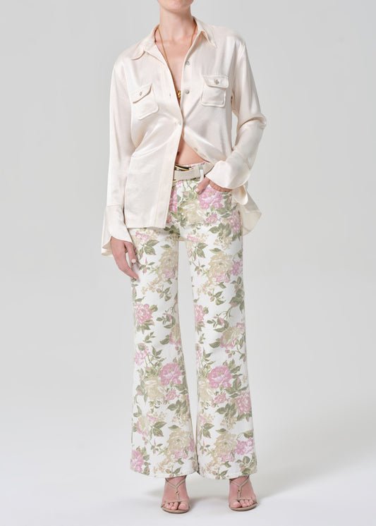 Kimberly 70's Flare Jeans English Rose