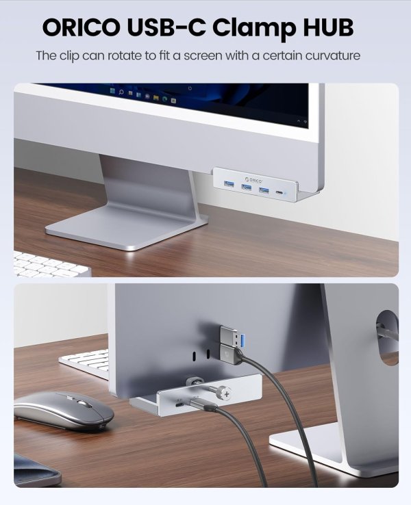 ORICO 3.0 USB集线器 银色