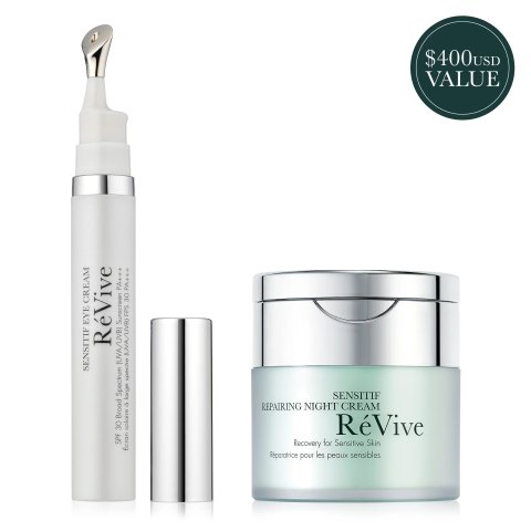 ReVive5折！Sensitif修护晚霜+眼霜套装