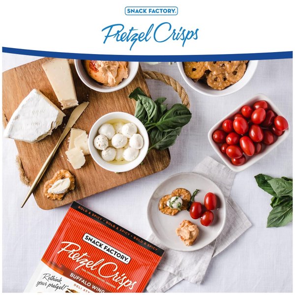 SnackFactory Snack Factory Buffalo Wing Pretzel Crisps 7.2 oz