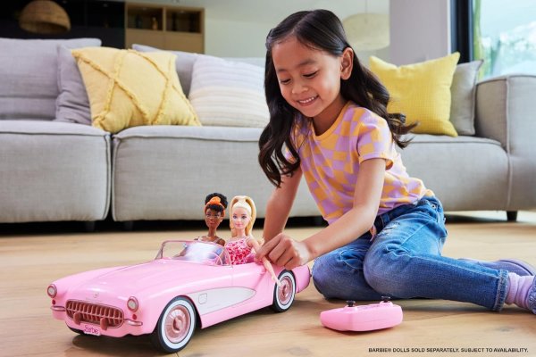 Hot Wheels RC Corvette Barbie Remote Control Car