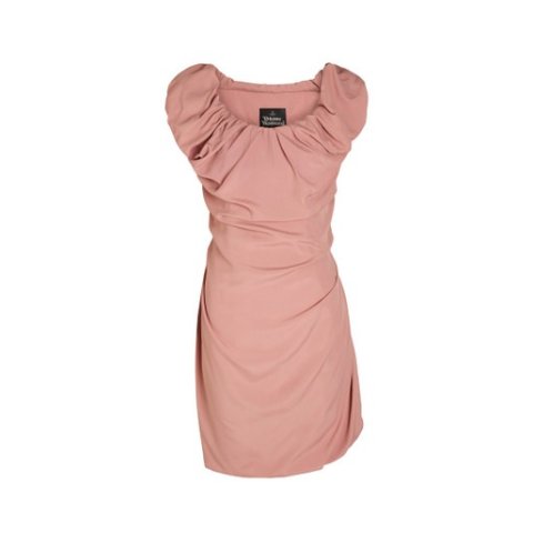  Ginnie Draped Woven Mini Dress