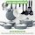 Nonstick Ceramic Cookware Set 16-Piece Gray