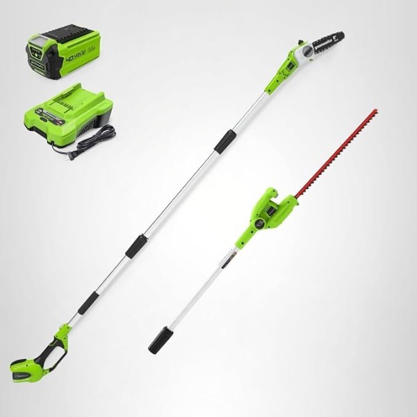  40V Cordless Pole Saw 8-Inch