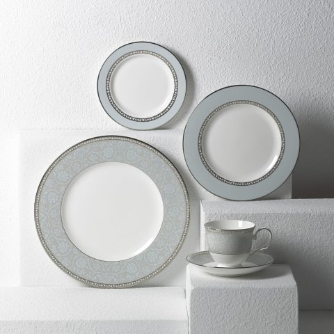LenoxWestmore Bone China Dinnerware Set 5-Piece White/Blue