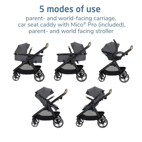 Maxi-Cosi Zelia Pro Travel System Lightweight Sea Salt