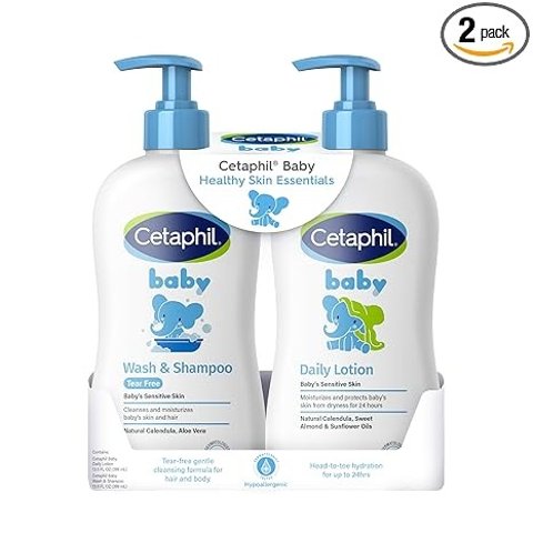 Baby Wash & Shampoo Plus Body Lotion 2-Pack