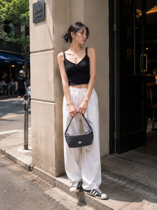 Small Shoulder Bag Washed Effect