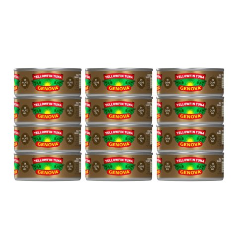 Genova Yellowfin Tuna in Olive Oil 5oz 12-Pack