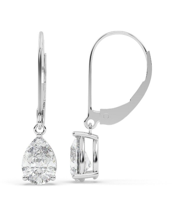 14K Lab-Grown Diamond Earrings 2ct
