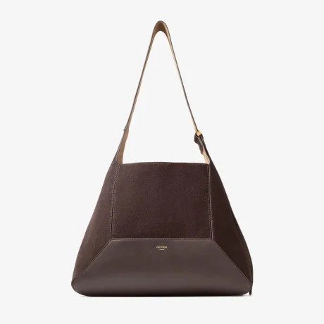  Diamond Hobo/M 咖色麂皮单肩包