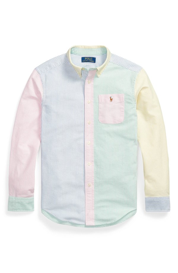 Nordstrom 男士条纹纯棉衬衫