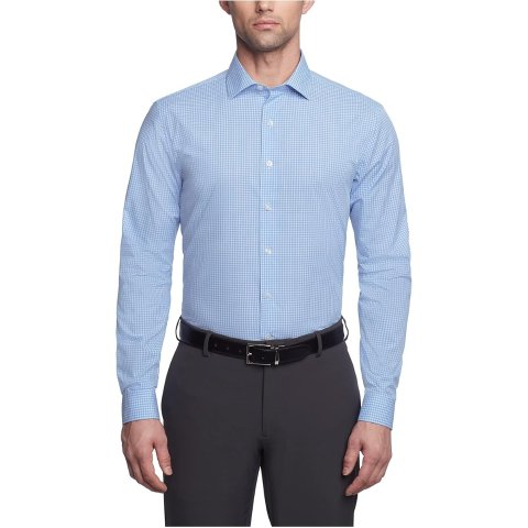 Kenneth Cole 男士修身衬衫 格纹
