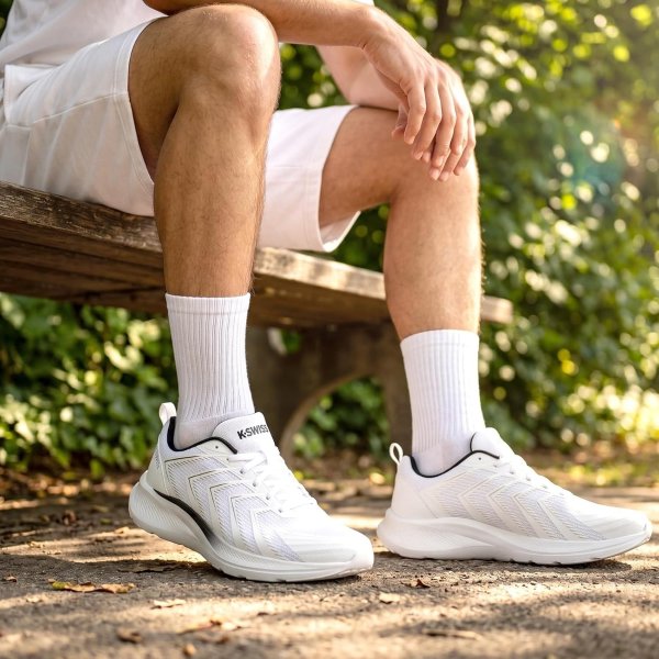 K-Swiss Men s Mellow Running Shoe - Lightweight Fashion Sneaker