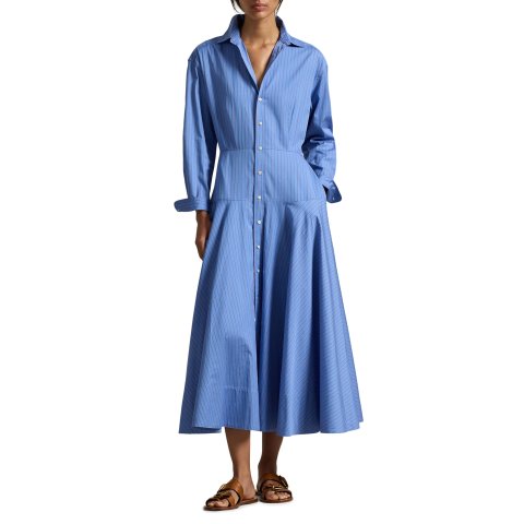 Nordstrom Stripe Cotton Shirtdress