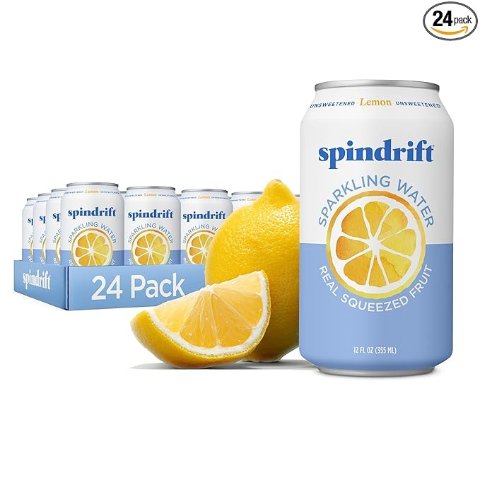 Lemon Sparkling Water 12oz 24-Pack