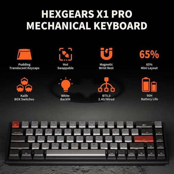 X1 Pro 无线机械键盘 三模 白光