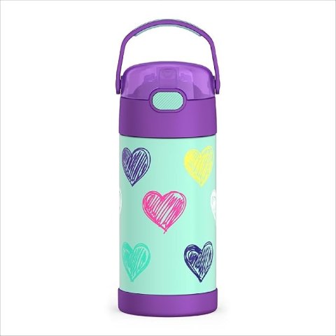 THERMOS FUNTAINER 不锈钢吸管水瓶 12盎司