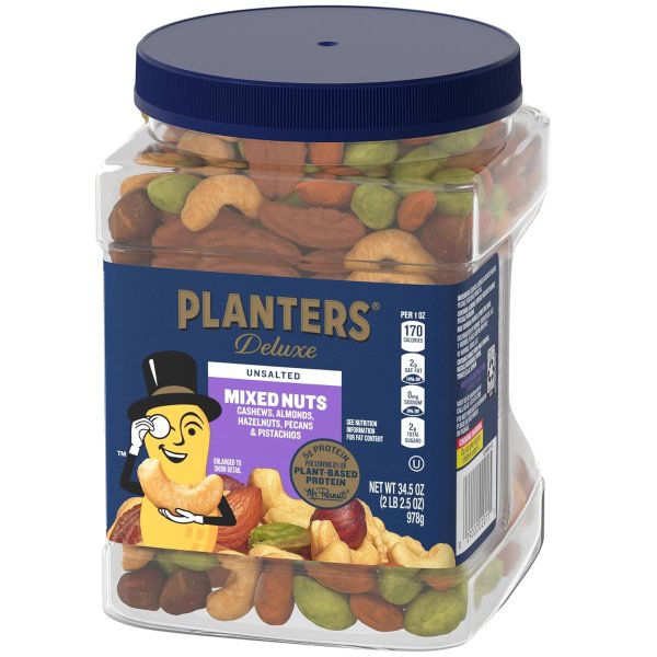 Unsalted Mixed Nuts 34.5 oz