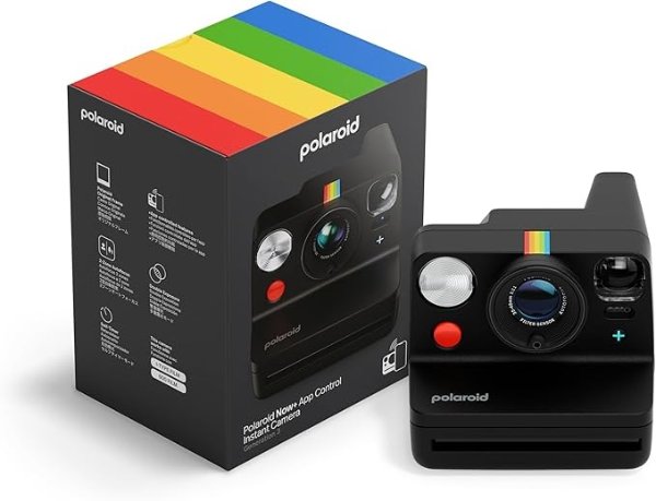 Polaroid Now+ 3rd Gen I-Type Instant Camera Black