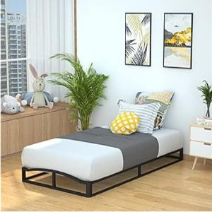Amazon Basics 金属床架 木条支撑 Twin